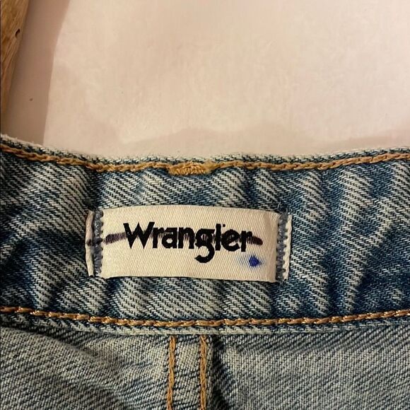 Wrangler Blue Flare Wide Leg Jeans - Picture 9 of 16